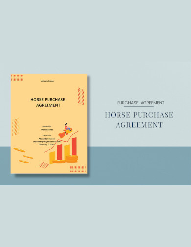 Horse Purchase Agreement Template