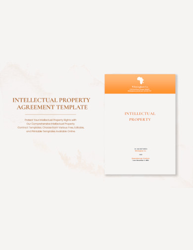 Intellectual Property Agreement Template
