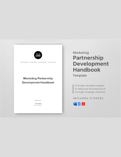 Marketing Partnership Development Handbook Template