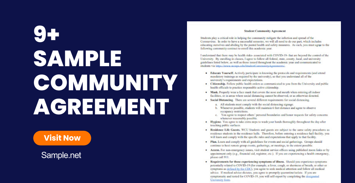 sample community agreement