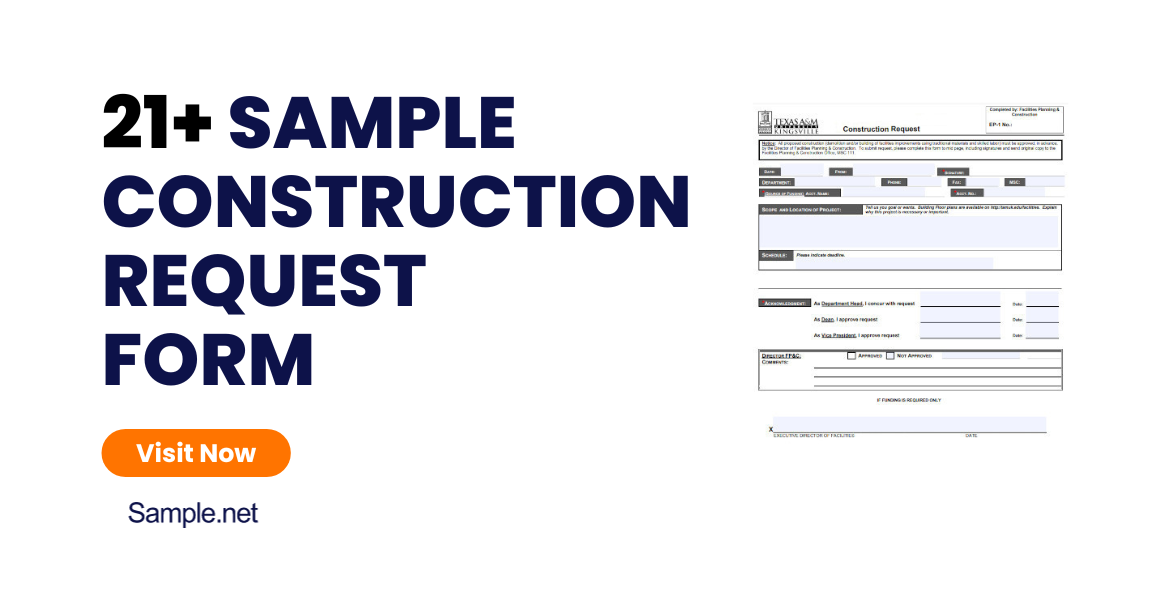 sample construction request form