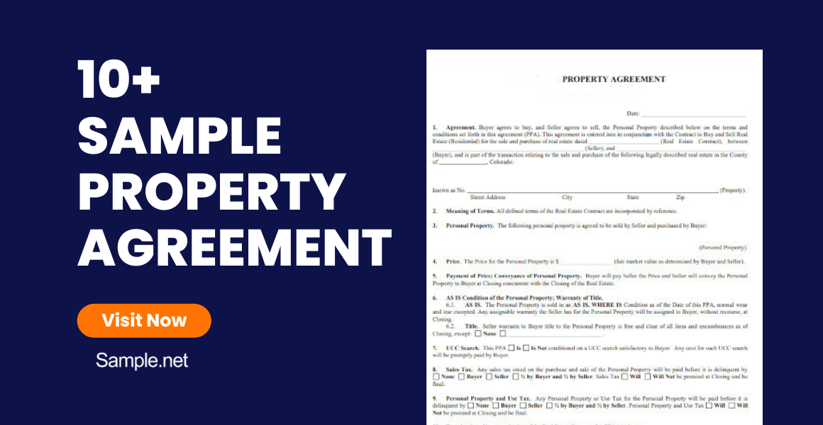 sample property agreement 1