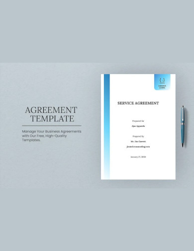 Sample Free Agreement Template