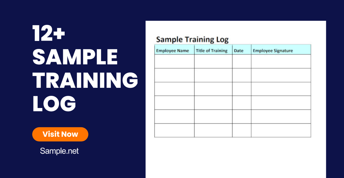 sample training log