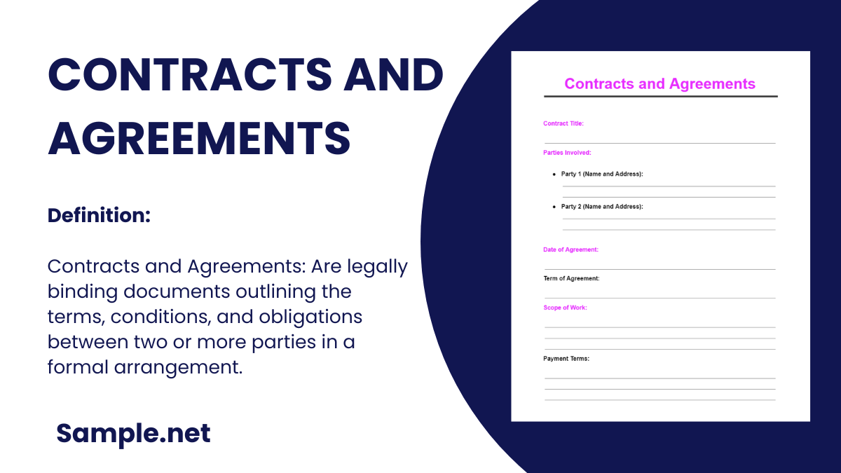 contracts and agreements