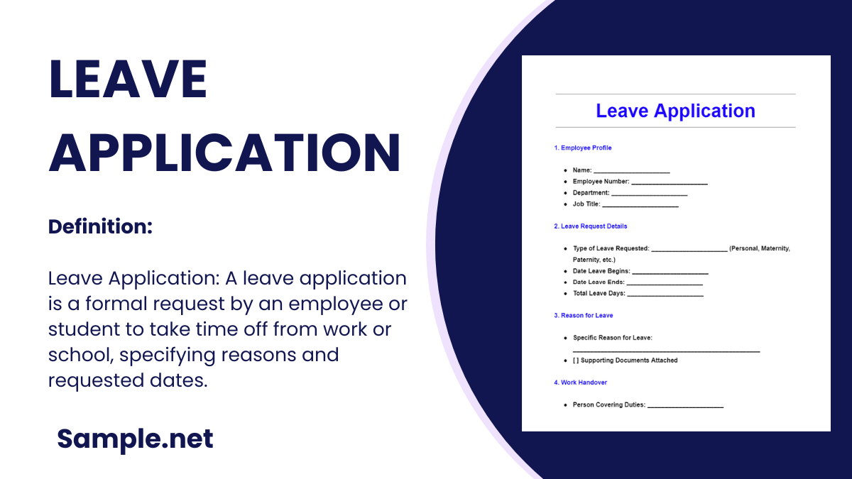 leave application