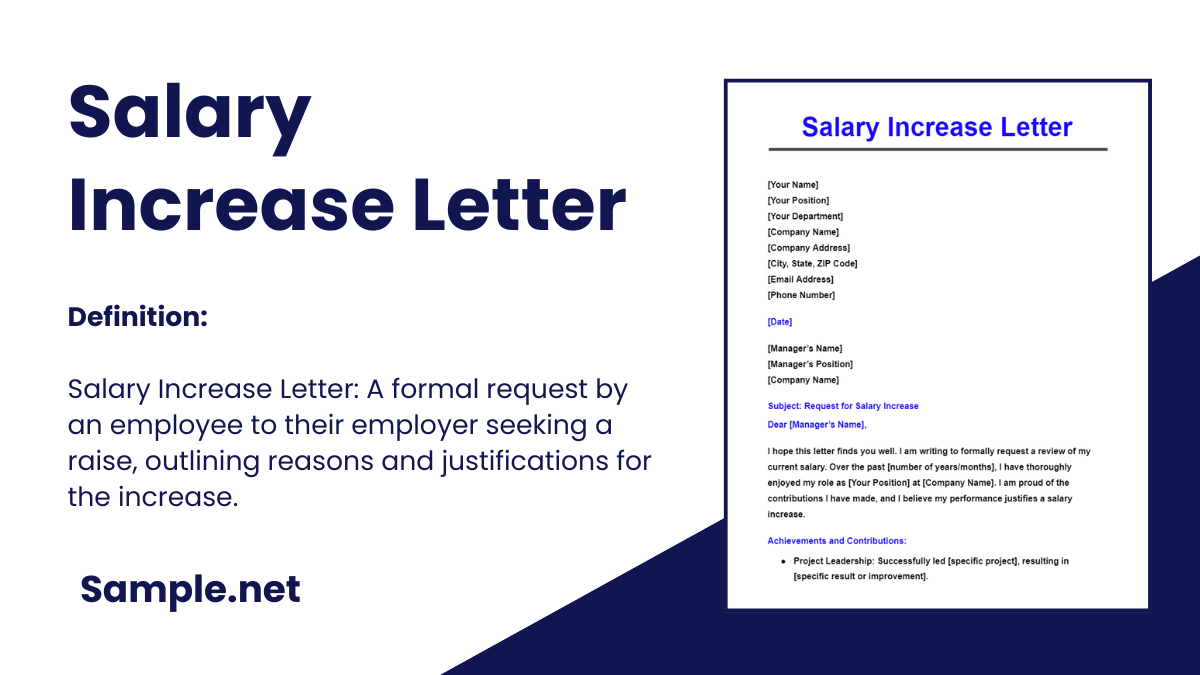 salary increase letter