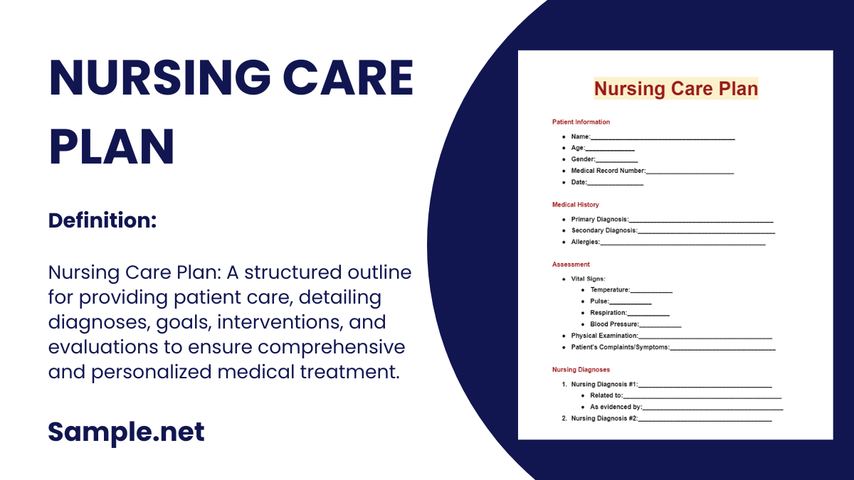 nursing care plan
