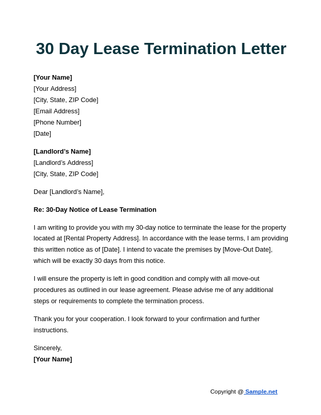 30 Day Lease Termination Letter Google Docs 10 15 2024 11 00 AM