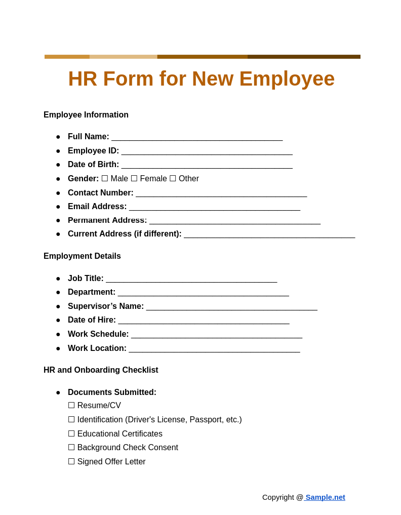 HR Form for New Employee Google Docs 10 17 2024 12 40 PM