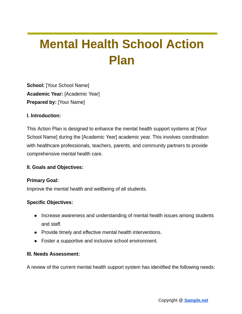 Mental Health School Action Plan Google Docs 10 18 2024 11 07 AM