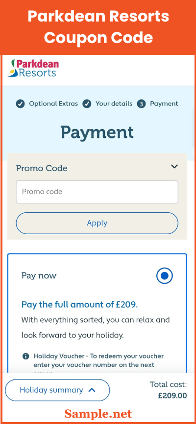 Parkdean Resorts Coupon Code