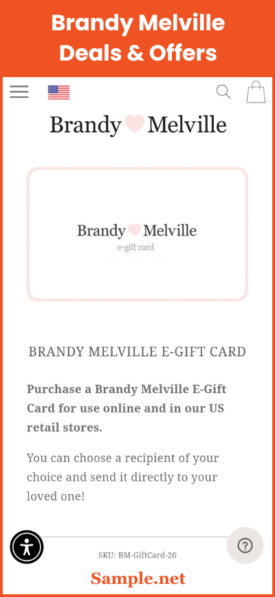 Brandy Melville Deals & Offers