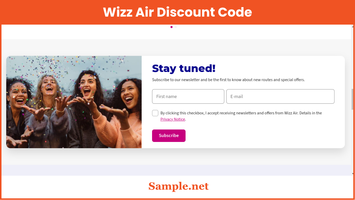 Wizz Air Discount Code