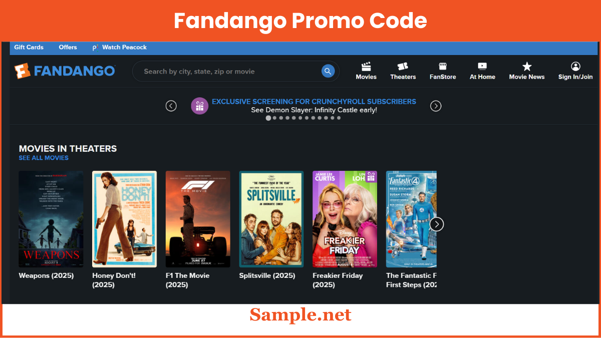 Fandango Promo Code