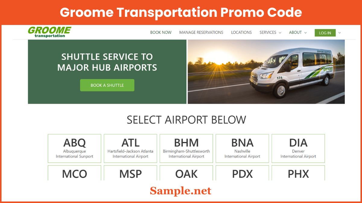 Groome Transportation Promo Code