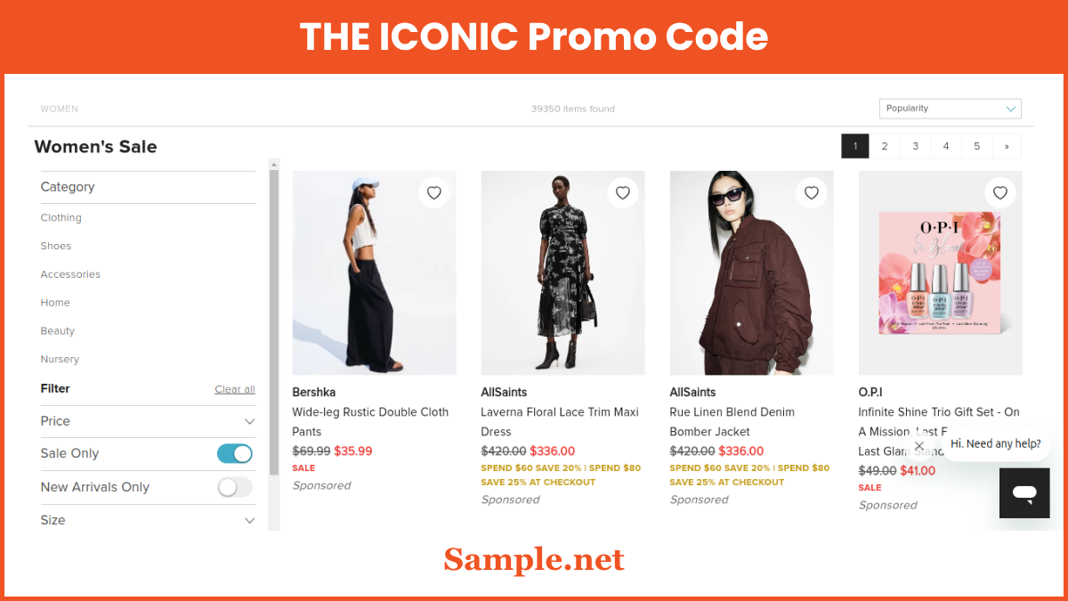 THE ICONIC Promo Code