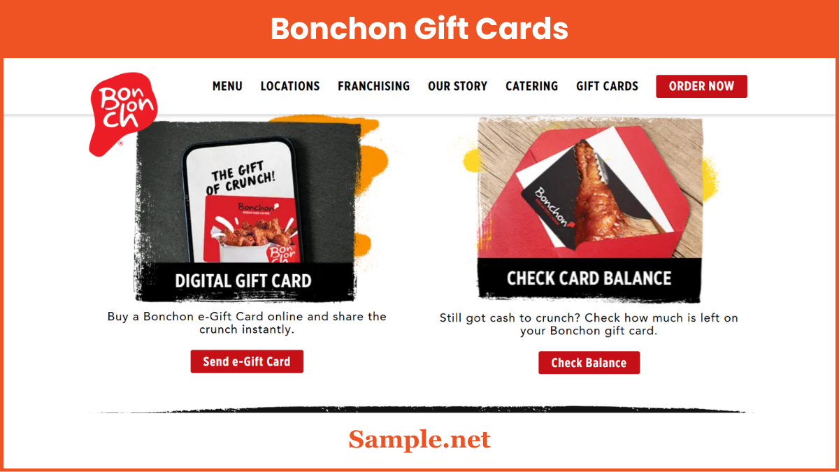 Bonchon Gift Cards