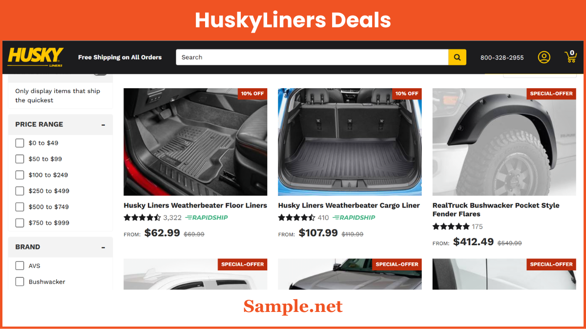 HuskyLiners Deals
