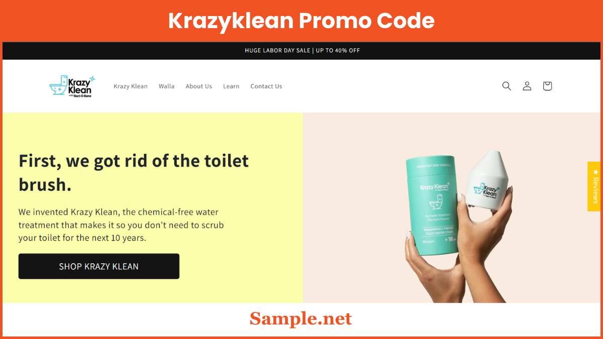 Krazyklean Promo Code
