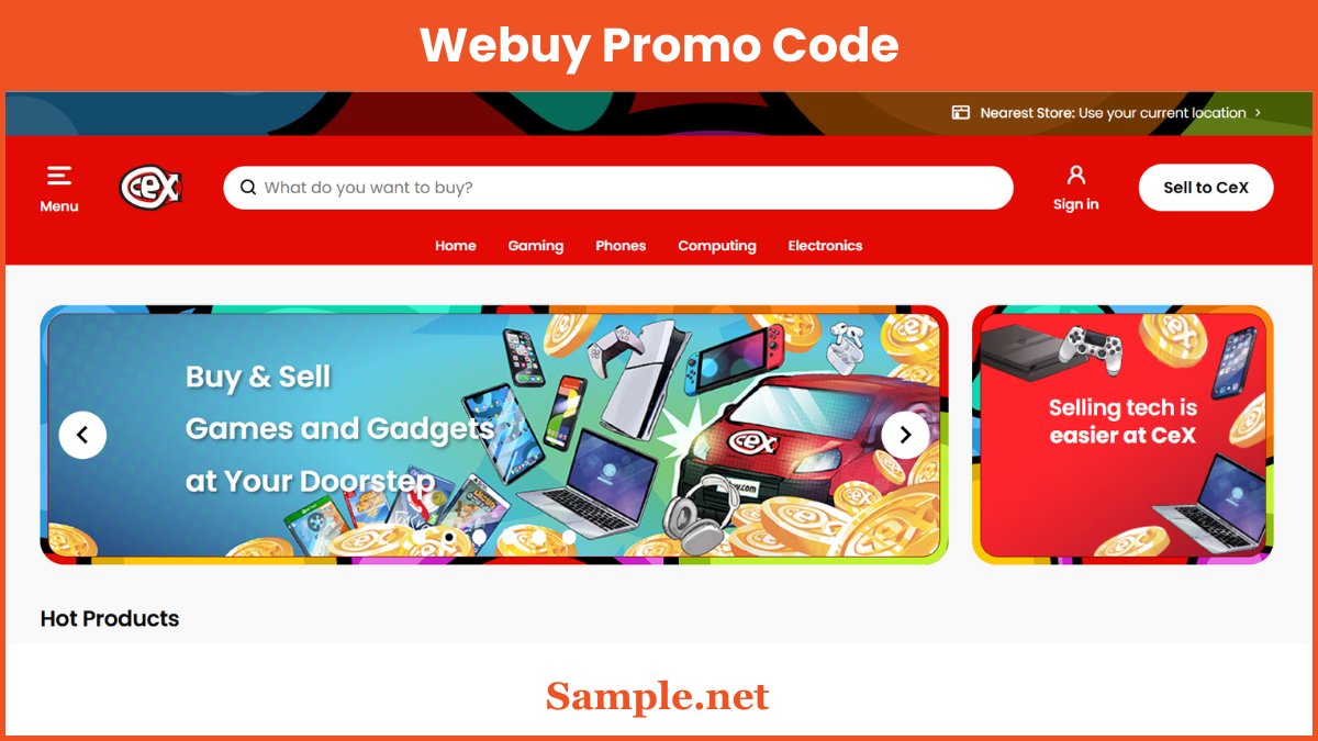 Webuy Promo Code