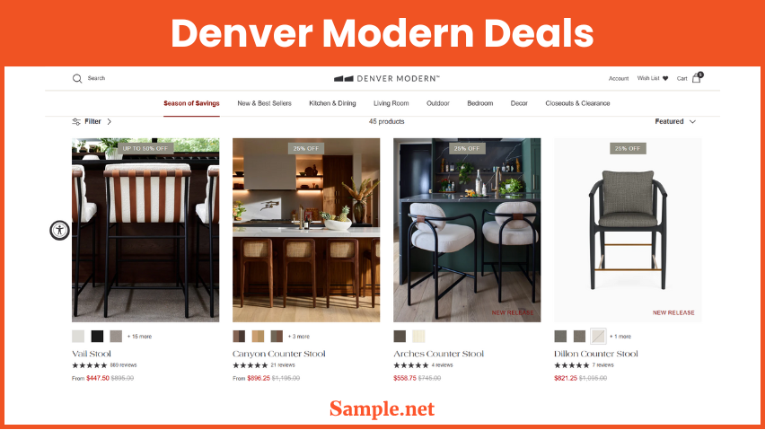 Denver Modern Deals