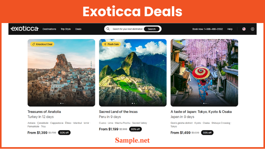 Exoticca Deals