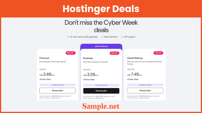 Hostinger Deals