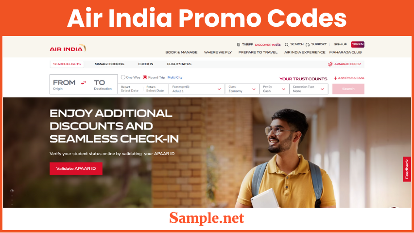 Air India Promo Codes