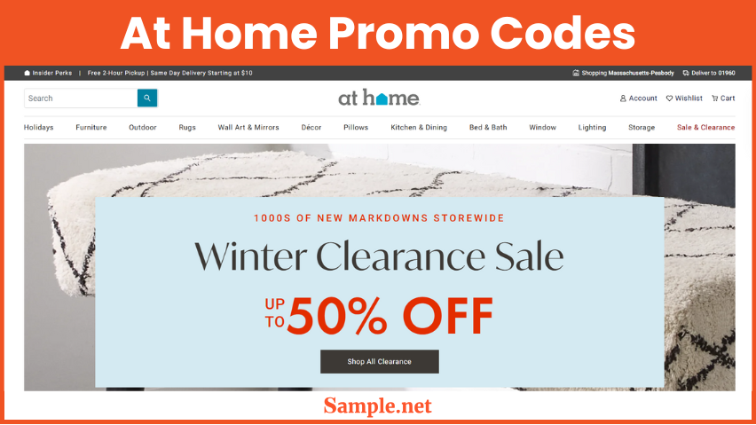 At Home Promo Codes