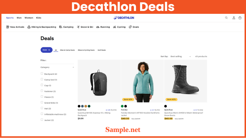 Decathlon Deals