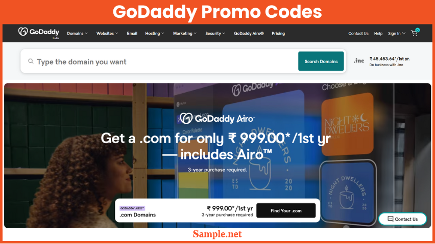 GoDaddy Promo Codes