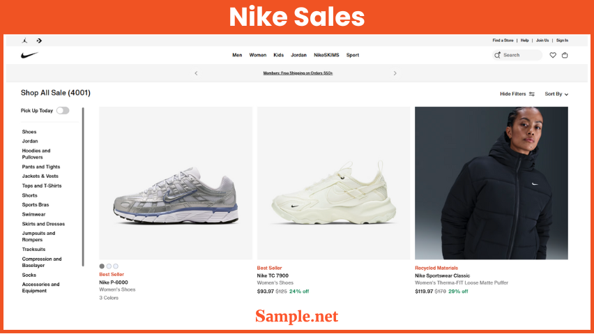 Nike Sales