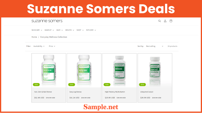 Suzanne Somers Deals