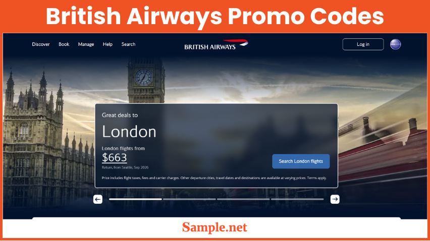 British Airways Promo Codes