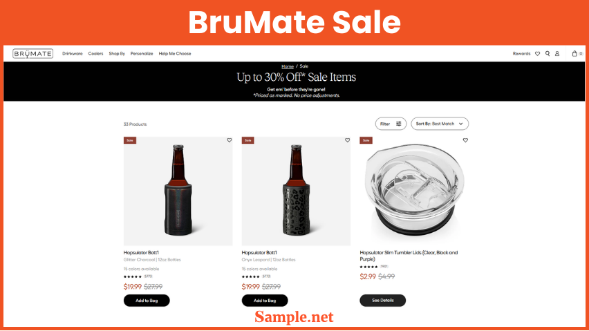 BruMate Sale