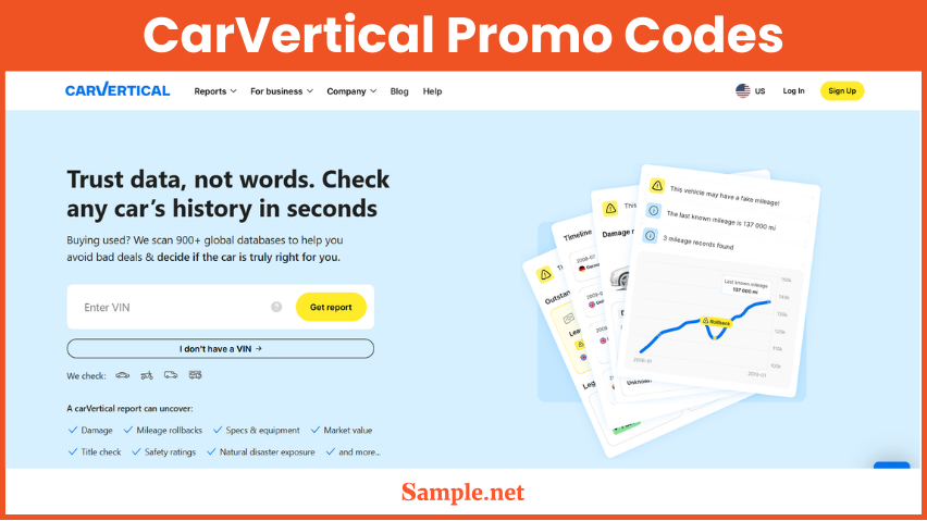 CarVertical Promo Codes