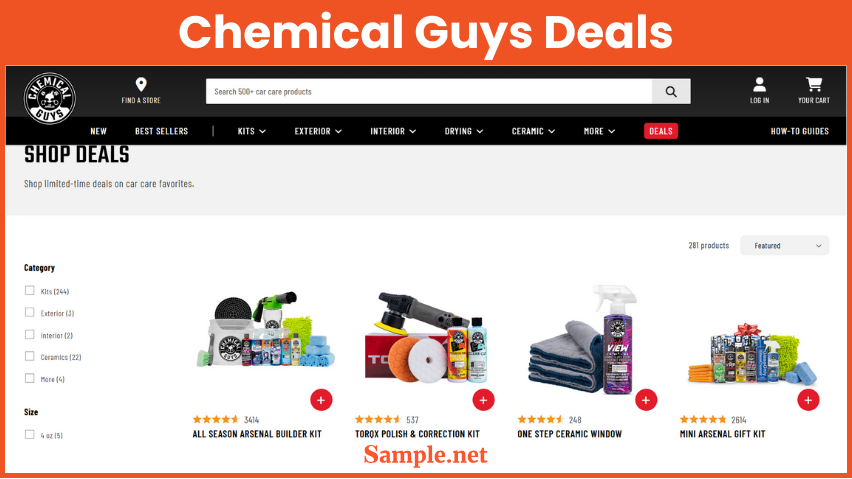 Chemical Guys Deals