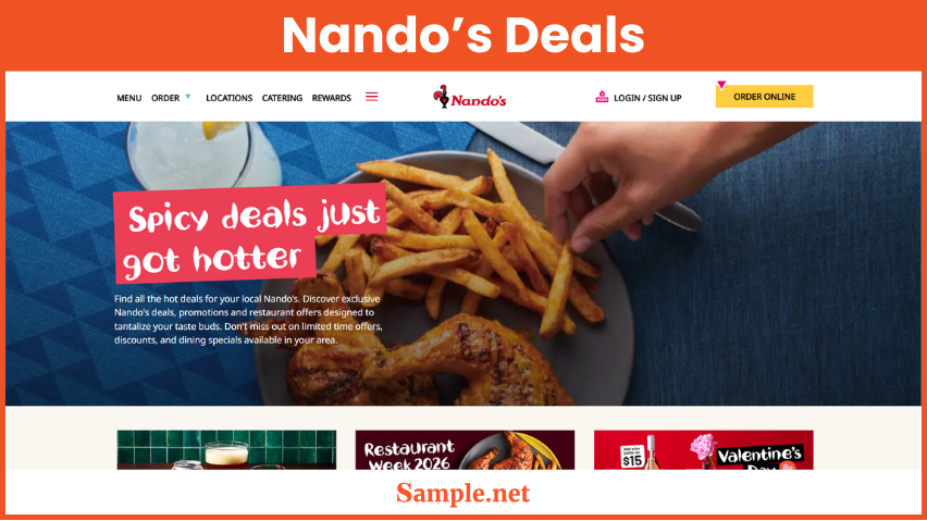 Nando’s Deals