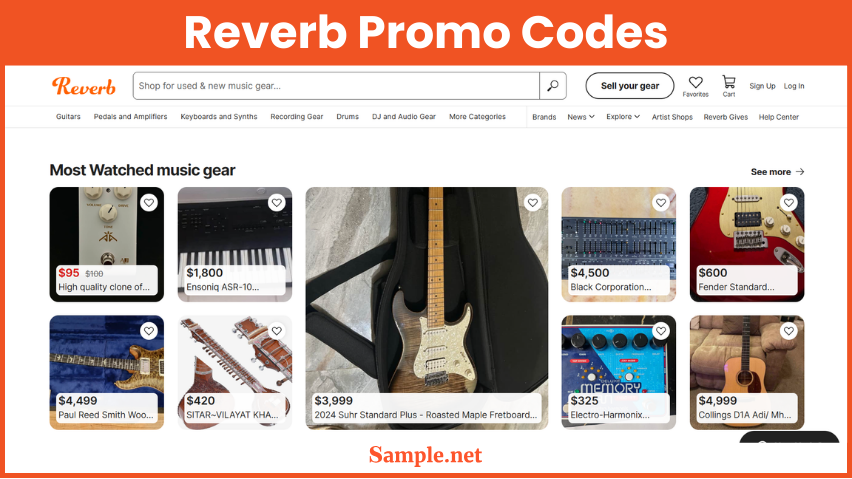 Reverb Promo Codes