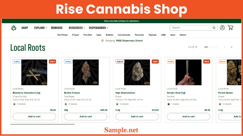 Rise Cannabis Shop