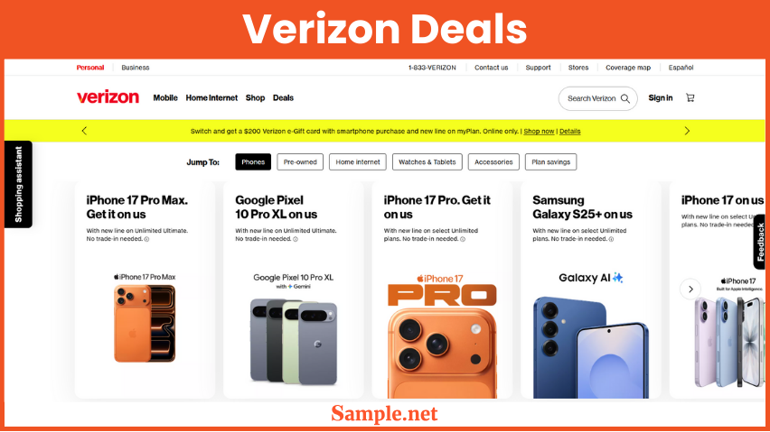 Verizon Deals