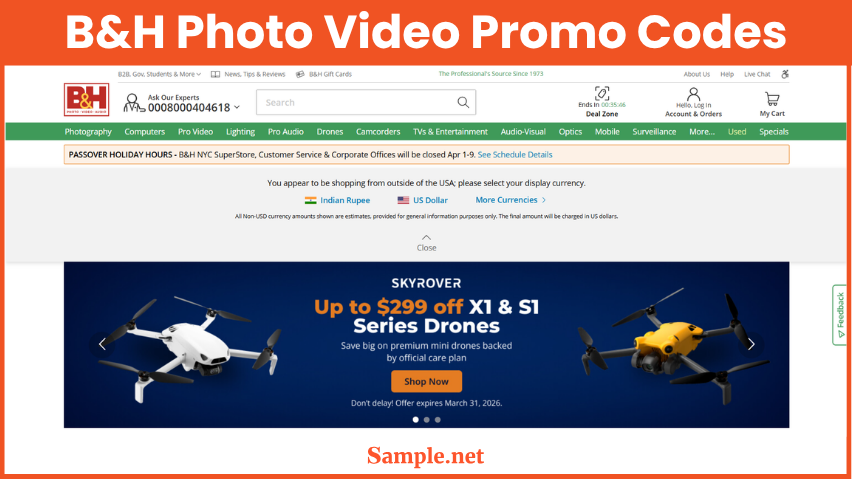 B&H Photo Video Promo Codes