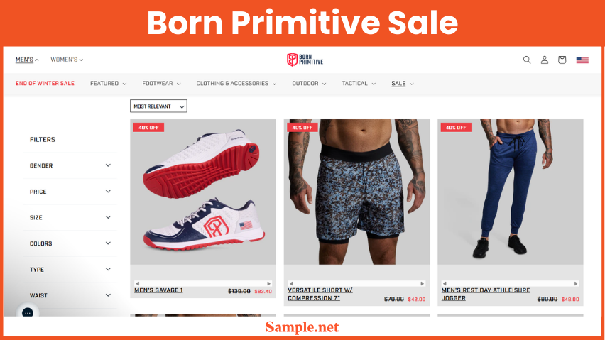 Born Primitive Sale