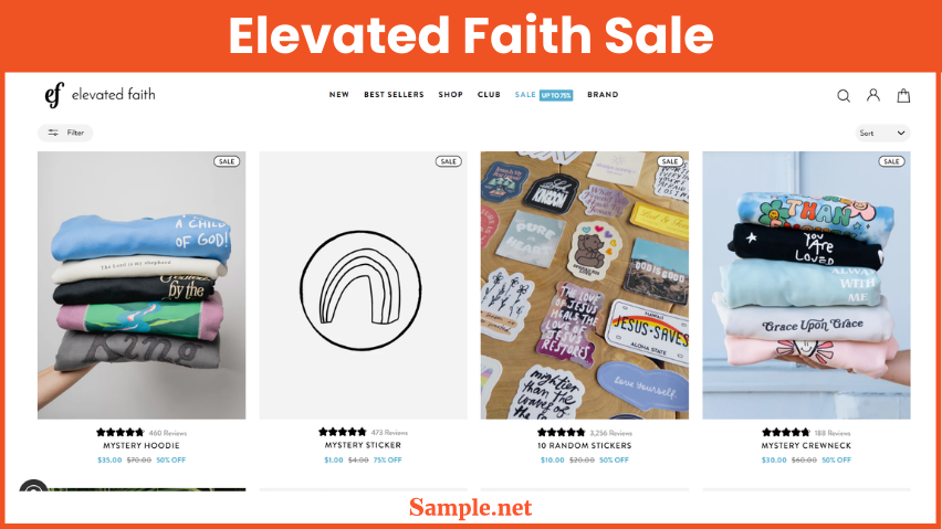 Elevated Faith Sale