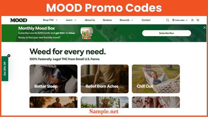 MOOD Promo Codes