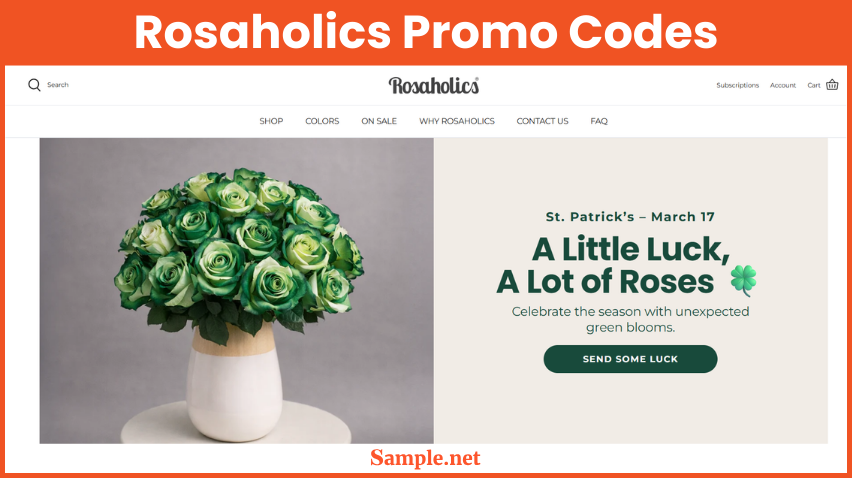 Rosaholics Promo Codes