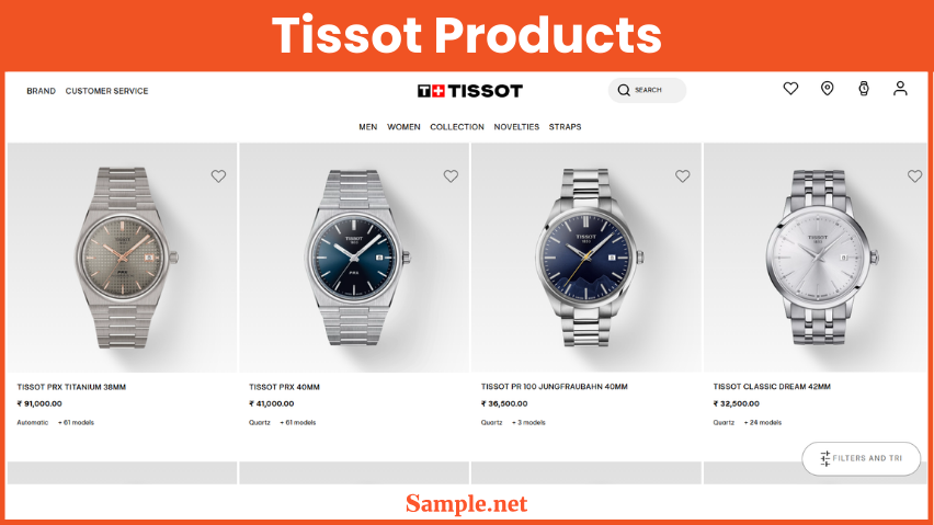 Tissot Products