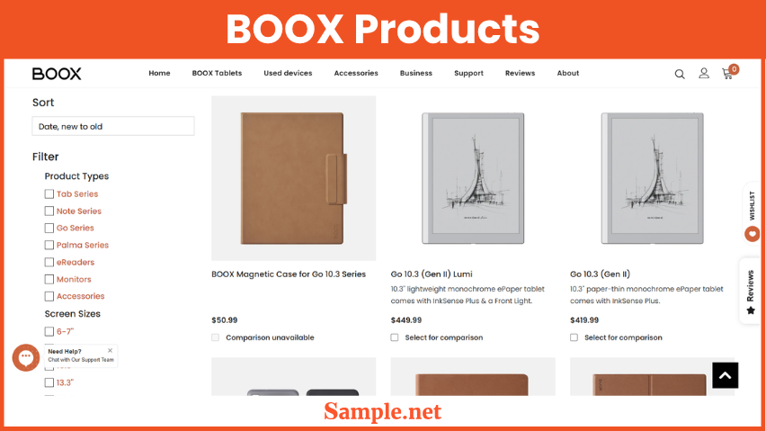 BOOX Products