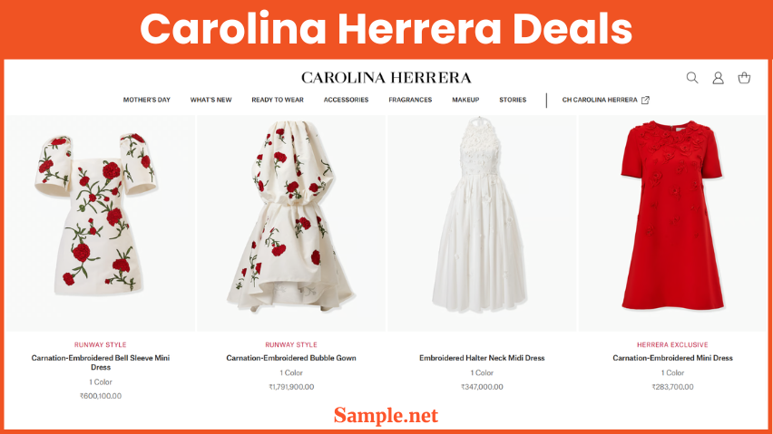 Carolina Herrera Deals